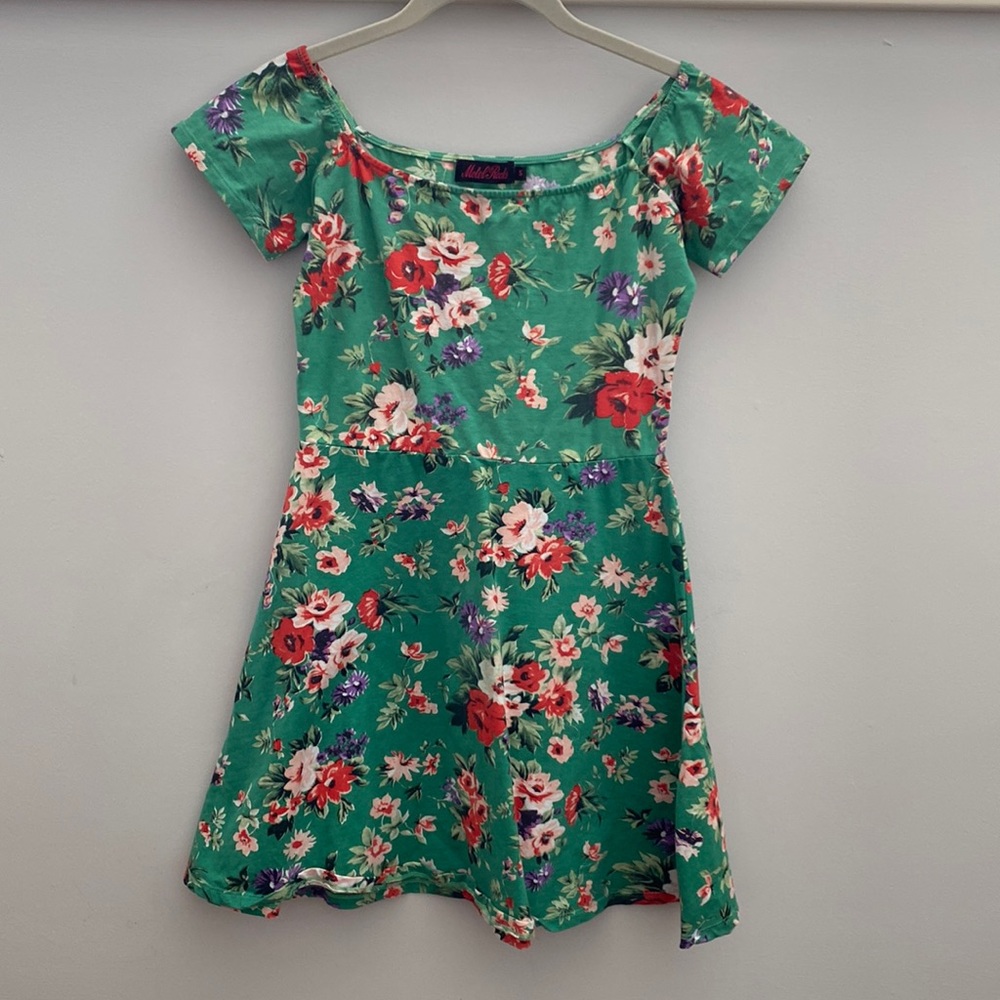 Off The Shoulder Floral Dress